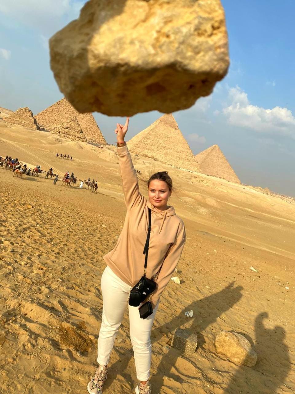 Grand Golden Pyramids View Hotel Kafrat al Jabal Ngoại thất bức ảnh